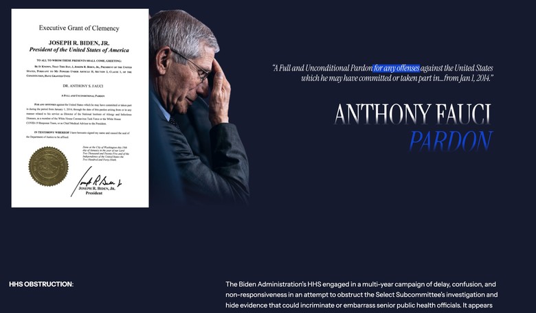 Will Fauci Fall Finally?