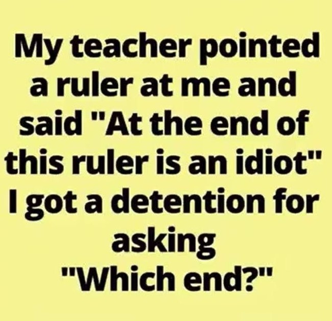 Which end