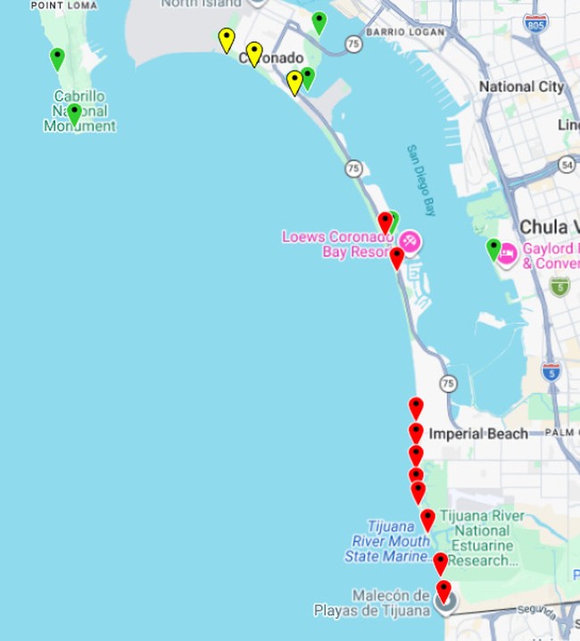 Beach Closures