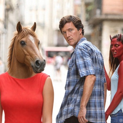What's With All Those Tucker 'Horse' Memes?