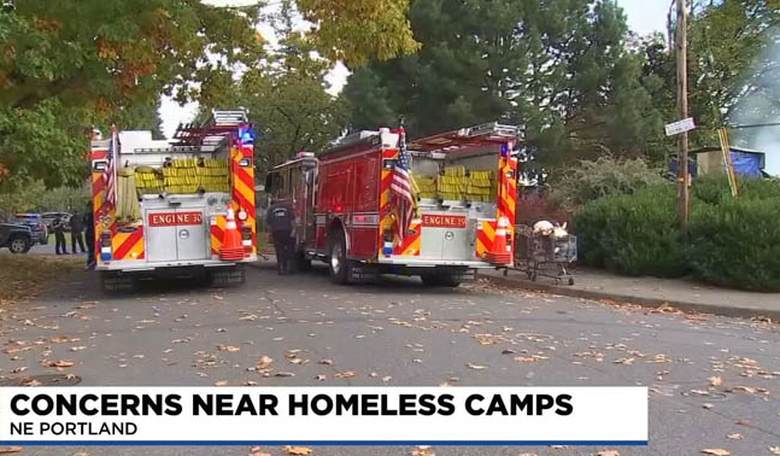 Homeless camps now account for half of all fires in Portland: 'It's not sustainable'