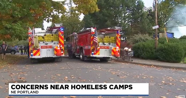 Homeless camps now account for half of all fires in Portland: 'It's not ...