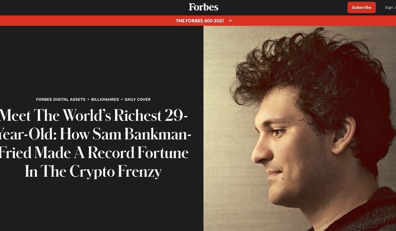 FTX now right-wing according to Forbes