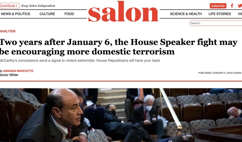 Salon: Republicans arguing over leadership will inspire terrorism