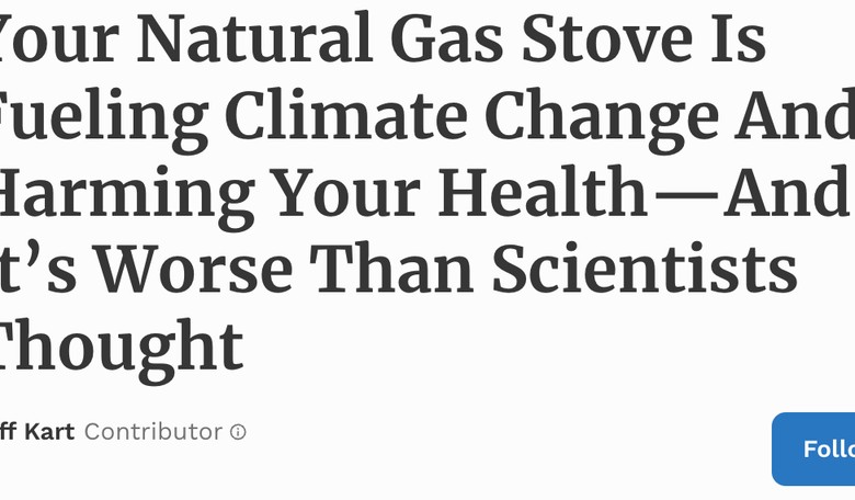 The real reason they want to ban gas stoves: climate change
