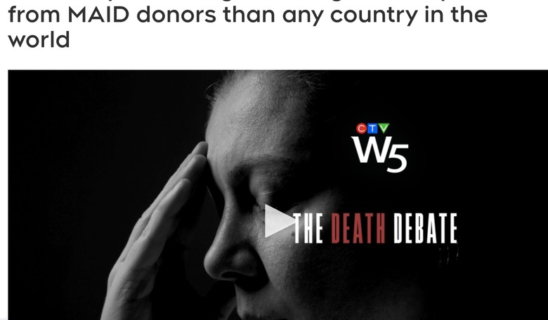Canadian doctors are ghouls
