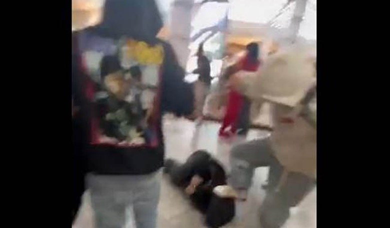In San Francisco, the mall is a place to brawl