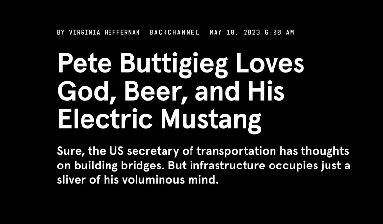 Pete Buttigieg, intellectual god