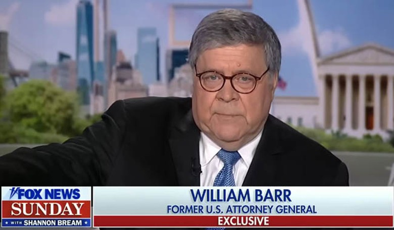 Bill Barr on the indictment: Trump is not 'the victim of a witch hunt'