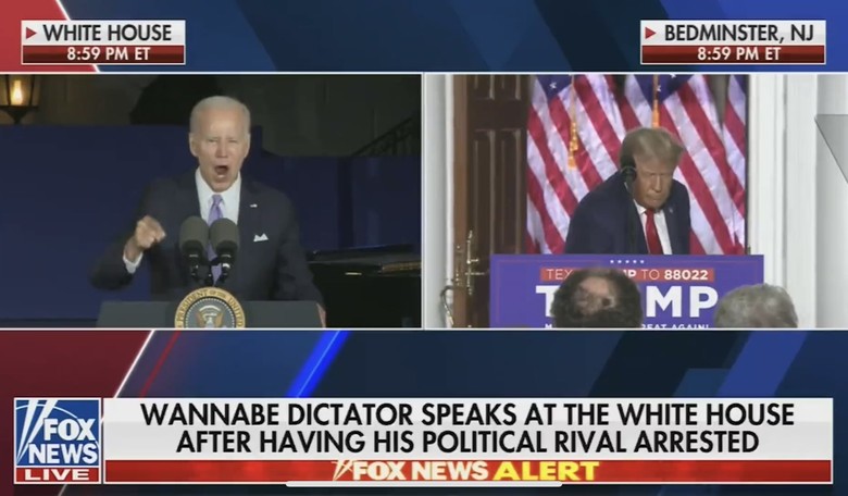 Fox fires senior producer for guerilla chyron during Trump speech
