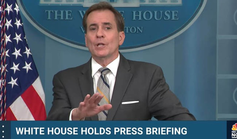 John Kirby walks out when asked about Hunter Biden's message to Chinese businessman