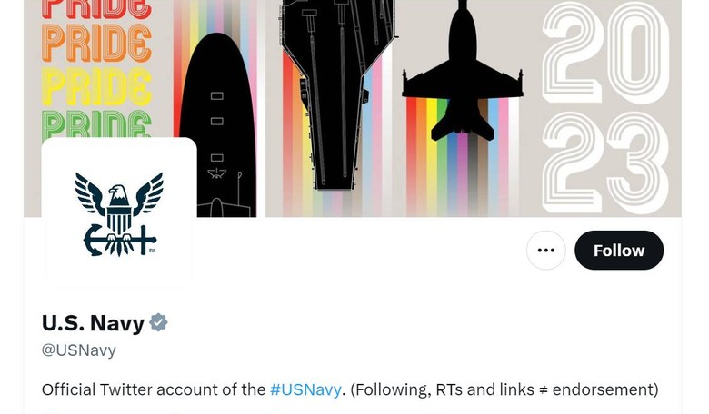 I'm about over the Navy and their Pride obsession