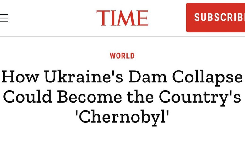 Time Magazine doesn't know Chernobyl is in Ukraine