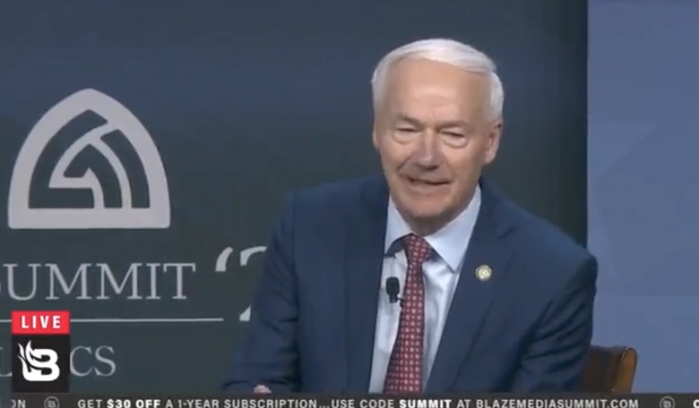 Asa Hutchinson bursts into flames