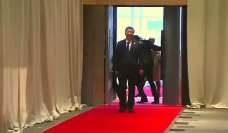 What happened to Xi Jinping at the BRICS summit?