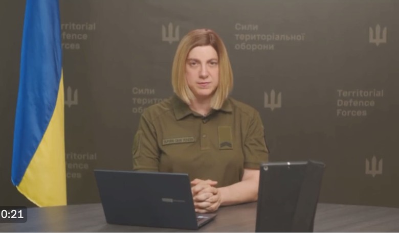 Ukraine military's transgender spokes"woman" is simply insane