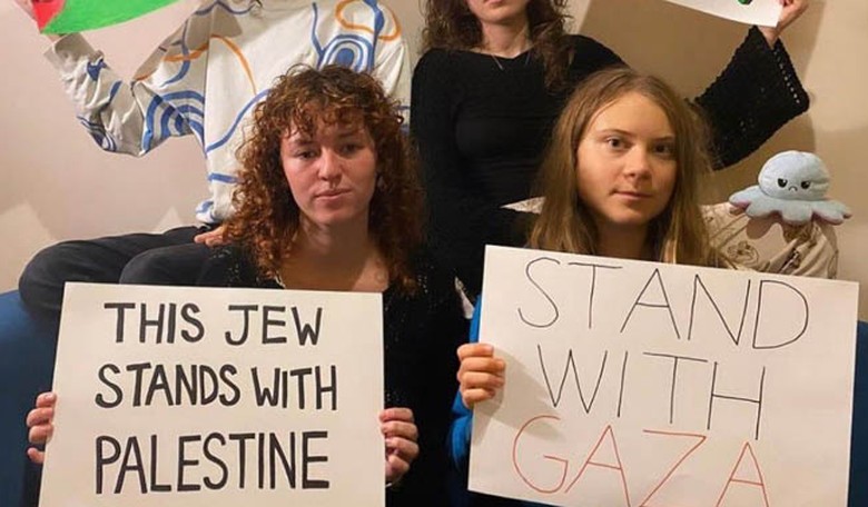 Greta Thunberg Wants Everyone to Stand with Gaza (What is That in the Photo?)