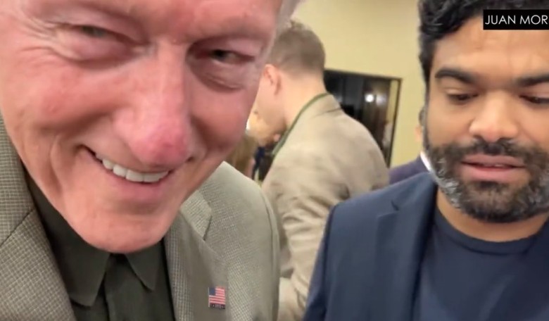 Bill Clinton's Creepy Response to Being Asked About His Connections to Jeffrey Epstein