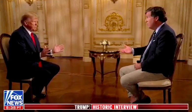 Did Trump Praise or Attack Gavin Newsom in His Interview With Tucker Carlson?