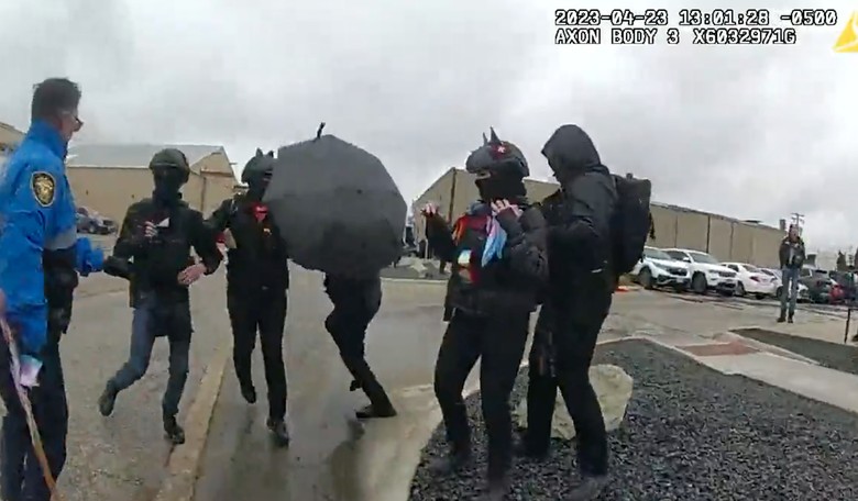 Watch What Happens After Antifa Members Tried Resisting Arrest in Texas