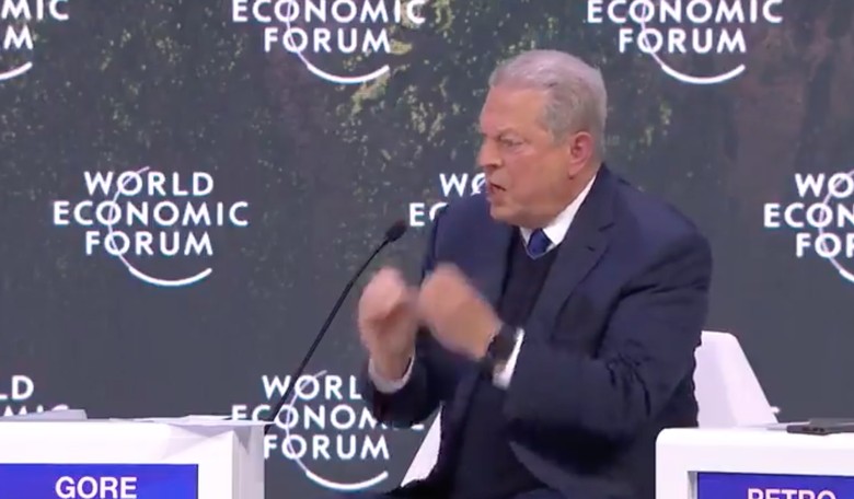 'Xenophobia!': Al Gore Gives Unhinged Rant at the WEF About Climate Change