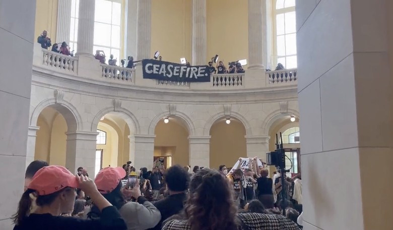 More Anti-Israel Protesters Were Just Arrested at Cannon House Building