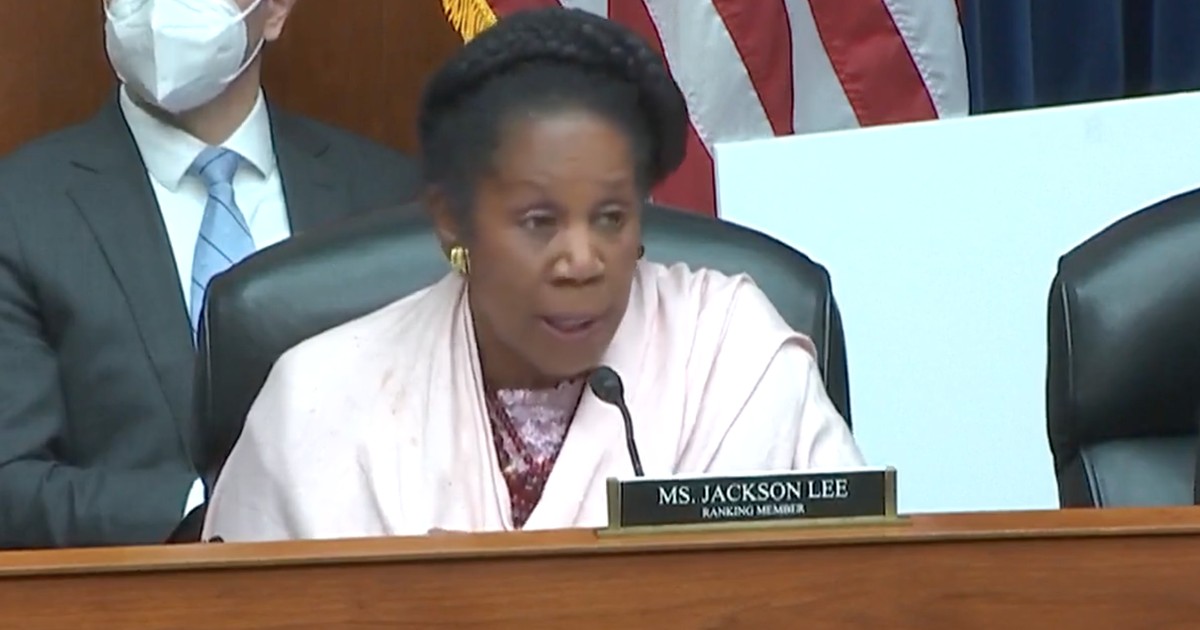 Sheila Jackson Lee Mocked After Describing What Pistol Braces Do to Firearms