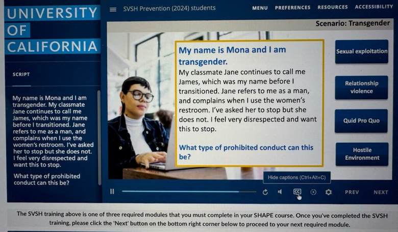 UCSD Forces Students to Affirm Gender Ideology in Mandatory Training or Risk Losing Class Enrollment
