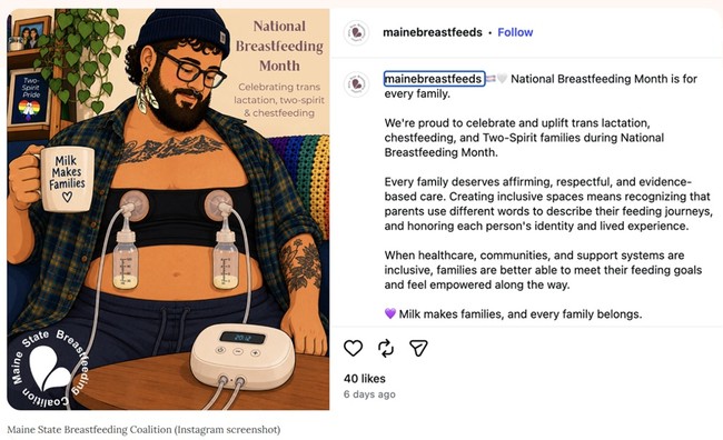 Chestfeeding Man