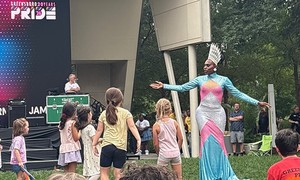 Don Davis' Forward Party Allies Showed Up at Greensboro Pride. Here's What Was on Display.