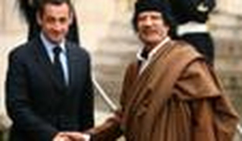 Ghadafi Pitches His Tent in Paris