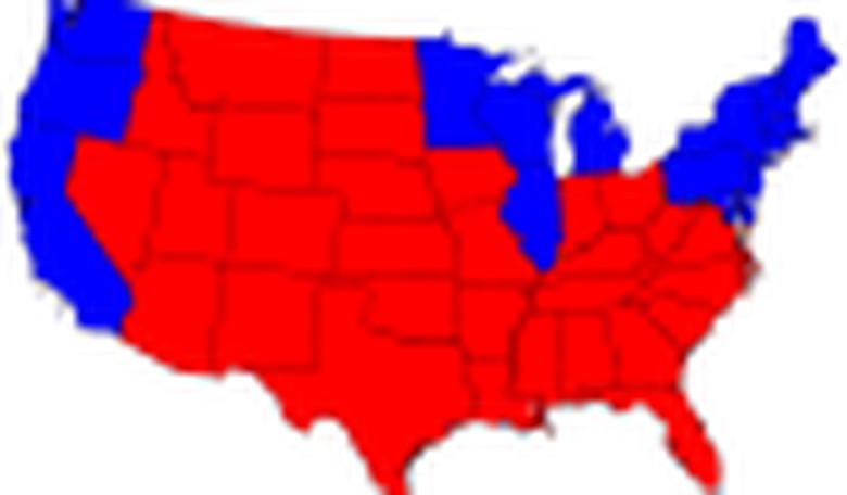Very Different Economic Times in Red vs. Blue States