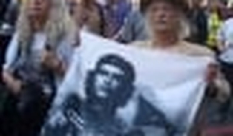 Searchlight vs. L.A.: Rival Rallies Reveal Stark Right/Left Divide