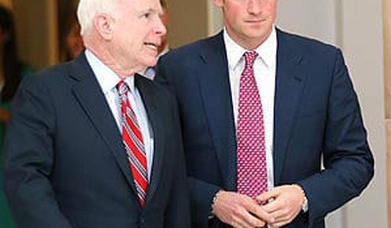 McCain: Prince Harry Probably a Better Pilot Because He Didn't Get Shot Down