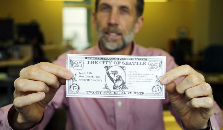 Seattle Now Handing Out $100 Vouchers to Give as 'Campaign Contributions'