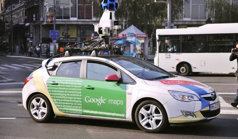 I Flipped Off the Google Street View Car Today