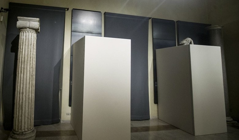 Italy Covers Up Naked Statues for Visit by Iranian President