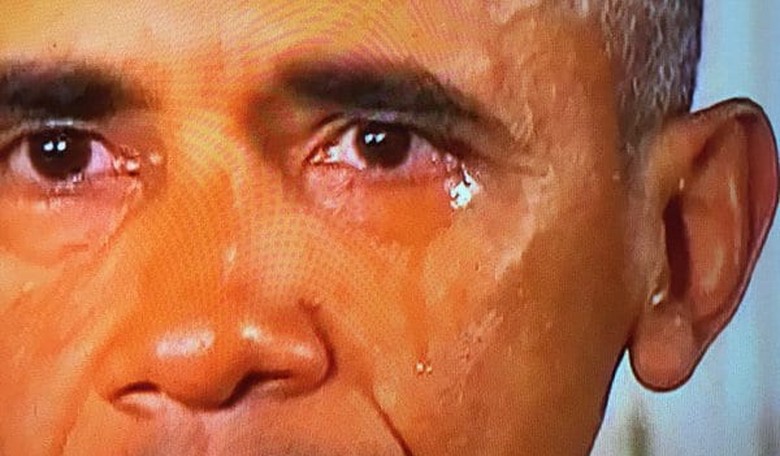 President Obama Cries on Cue