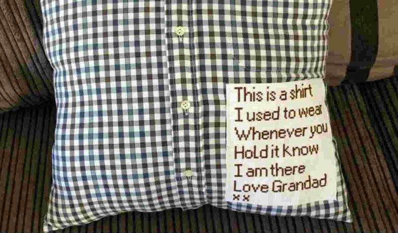 These Precious Custom-Made Shirt Pillows Let Us Hug Loved Ones Who Are No Longer With Us