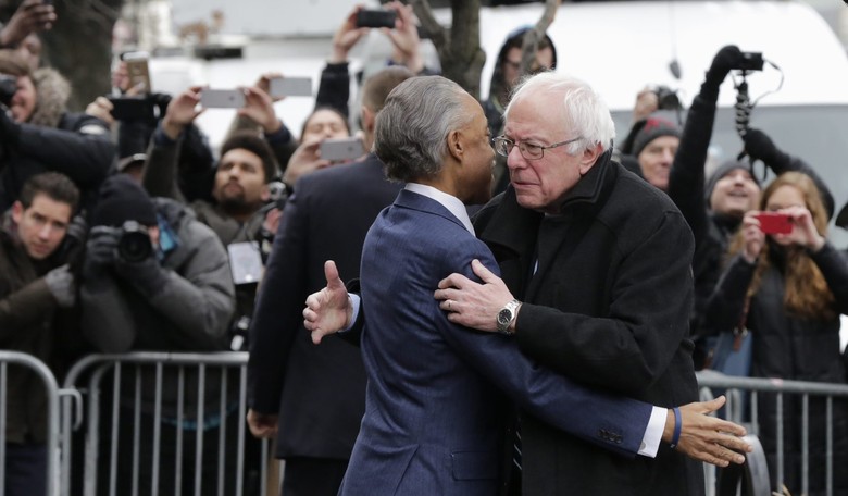 Trying to Build African-American Support, Bernie Meets Al Sharpton