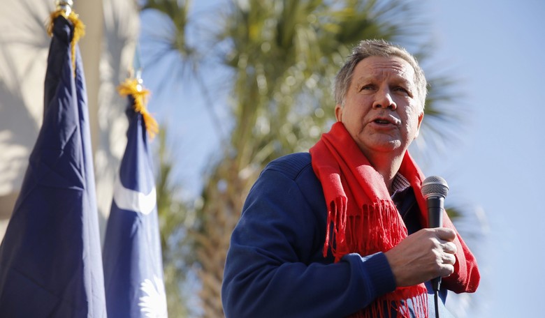 Kasich's Wife Implores Him to Stay Away