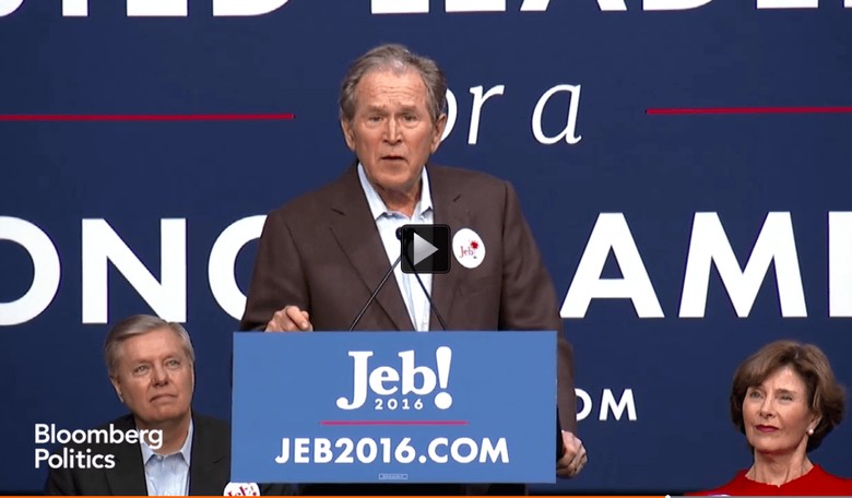 George W. Bush Strikes Back at Donald Trump