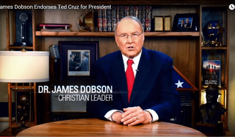 [VIDEO] James Dobson Backs Cruz, Hits Rubio, Trump on Abortion, Gay Marriage