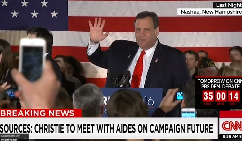 Report: Chris Christie to Suspend Campaign