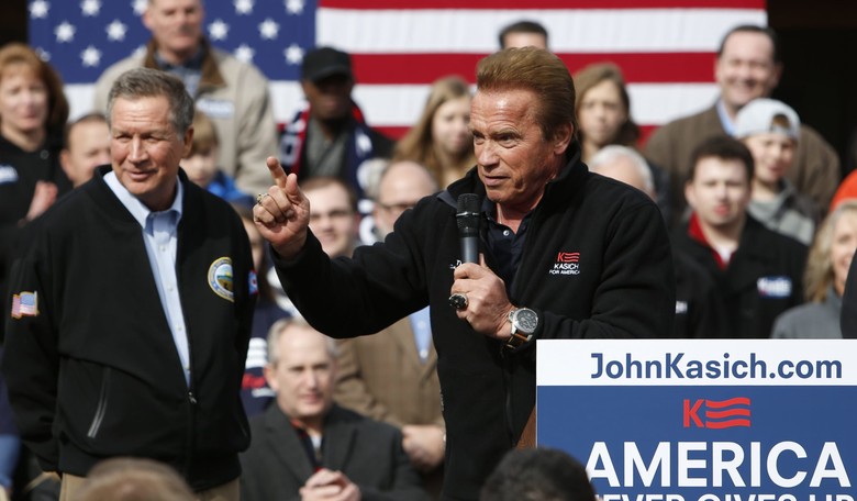'Ahnold' Schwarzenegger Endorses John Kasich via Snapchat