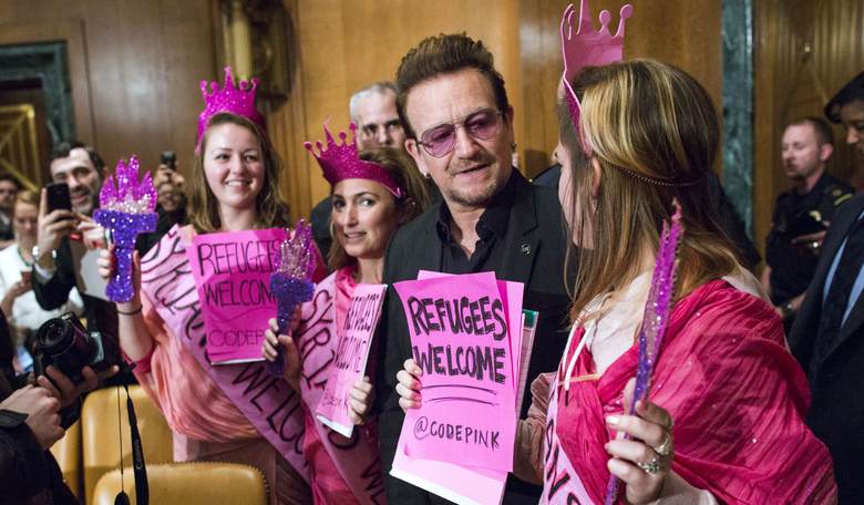 Bono to Congress: Comedians Like Chris Rock Should Combat ISIS