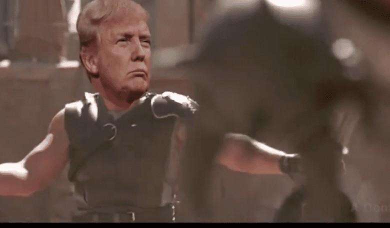 Trump the Gladiator!