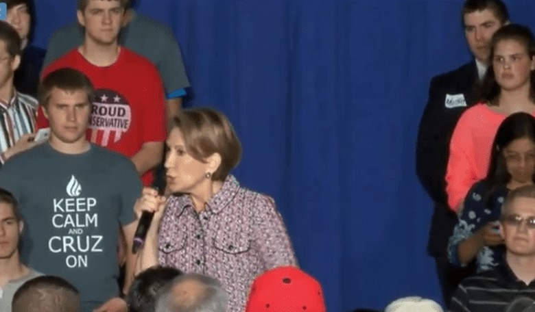 Is Carly Fiorina Falling for Ted Cruz???