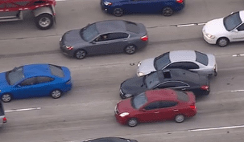 Friday Fail: Crazy High-Speed Pursuit Runs Into Cars, Walls, and Cops...