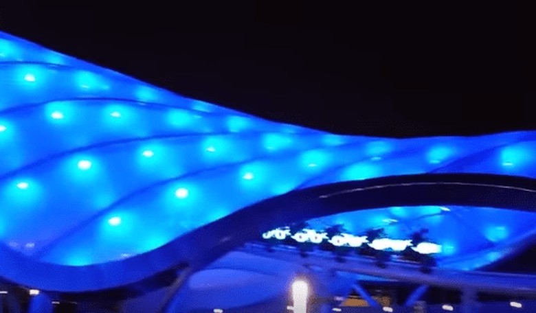 The Tron Ride at Disneyland Shanghai Looks Awesome!
